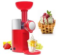 Frozen Dessert Maker, Ice Cream Maker, Removable Design, Home Soft Ice Cream Makers Fot Fruit Sorbet,healthy Desserts, Gelato, Smoothies, Dairy-free Yogurt red