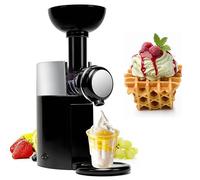 Frozen Dessert Maker, Ice Cream Maker, Removable Design, Home Soft Ice Cream Makers Fot Fruit Sorbet,healthy Desserts, Gelato, Smoothies, Dairy-free Yogurt black