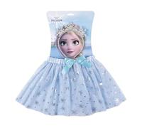 Frozen Disney 2 Piece Headband with Crown Tulle Skirt Costume for Children