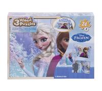 Frozen Disney 5 Wood Puzzles in Wooden Storage Box (Styles Will Vary)