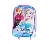 Frozen Suitcase With Wheels Kids Disney Trolley Holiday Travel Bag Extendable