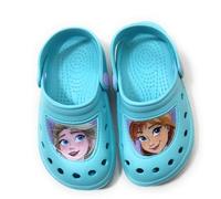 Frozen Disney Clogs for Girls | Frozen Disney Clogs for Beach or Pool | Clogs Disney Frozen Elsa Anna Olaf, blue, 13 UK Child/1 UK