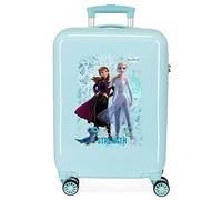 Frozen Disney Find Your Strenght Hard Cabin Suitcase 55cm Blue