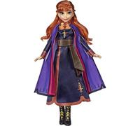 Frozen Disney Singing Anna Fashion Doll With Musical Wearing A Purple Dress