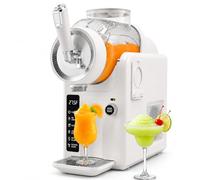 Frozen Drink Machine, Slush Maker 1.6L, 185W, 6 Preset Modes, No Pre-Freezing Required, Adjustable Thickness, Self-Cleaning, 110V/220V Operation for Cafés and Dessert Shops
