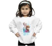 Frozen Elsa And Anna Sisters Sweatshirt Disney White 5-6 Years