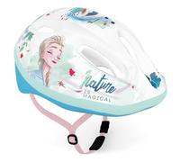 Frozen Elsa Anna Olaf Children's bicycle helmet, for girls, lightweight, adjustable 52-56 cm (White)