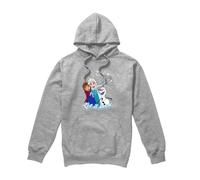 Frozen Elsa Anna Olaf Let It Snow Hoodie Light Grey | Size: 2XL frozen Light Grey 2XL