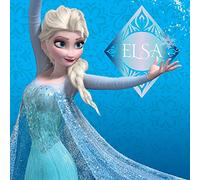 Frozen "Elsa Blue" Canvas Print, Cotton, Multi-Colour, 3.20 x 30.00 x 30.00 cm
