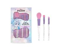 Disney Frozen Elsa Cosmetic Brush Set Icy Touch | MAD BEAUTY | 3 Makeup Brushes, Cosmetics and Personal Care Gifts, Foundation & Eyeshadow Brushes