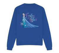 Frozen Elsa Has A Heart Sweatshirt Royal | Size: Medium frozen Royal M