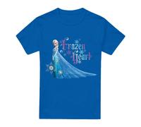 Frozen Elsa Has A Heart T-Shirt Royal | Size: Large frozen Royal L