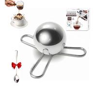 Frozen Espresso Ball,Frozen Ice Ball for Espresso,Stainless Steel Coffee Cooler,Reusable Extract Chilling Tool,Frozen Espresso Ball,Ice Coffee Balls with Stand for Instant Cold Brew,Iced Coffee