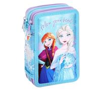 Frozen Filled Pencil Case Full Stationery School Supplies Set for Kids 3 Tier with Pens, Pencils & Markers Pig Character Theme Set for Girls