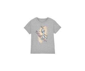 Frozen Fire It Up With Olaf & Bruni The Fire Spirit Kids T-Shirt Light Grey | Size: 3-4 Years frozen Light Grey 3-4 Years
