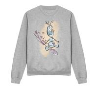 Frozen Fire It Up With Olaf & Bruni The Fire Spirit Sweatshirt Light Grey | Size: Medium frozen Light Grey M