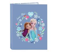 Frozen - Folder with Folios 4 Rings, Ideal for Children of Different Ages, Comfortable and Versatile, Quality and Resistance, 26.5 x 33 cm