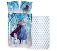 Frozen Forest Single Duvet Cover 140x200 + Pillowcase Elsa Anna