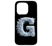 Frozen G Letter Winter Wonderland Case for iPhone 15 Pro