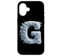 Frozen G Letter Winter Wonderland Case for iPhone 16