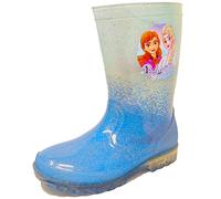 Frozen Girls Wellies/Wellington Boots Blue 8 Child UK
