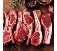Frozen Halal Lamb Cutlet Rack Chop Best End 1x6kg