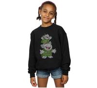 Frozen Handstacking Trolls Sweatshirt Disney Black 5-6 Years