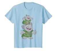 Frozen Handstacking Trolls T-Shirt, Youth, Baby Blue, 2T