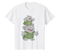 Frozen Handstacking Trolls T-Shirt, Youth, White, 2T