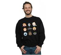 Frozen Heads Sweatshirt Disney Black XXL