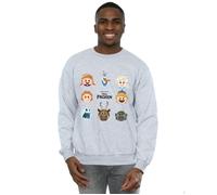 Frozen Heads Sweatshirt Disney Grey M