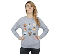 Frozen Heads Sweatshirt Disney Grey XL