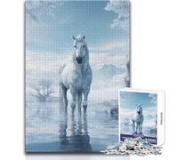 Frozen Horse in Ice World Adult Jigsaw1000 Pieces Educational Play with Challenge Special Heartfelt Present Option Size 38x52cm