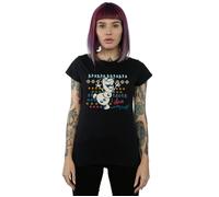 Frozen I Love Warm Hugs Cotton T-Shirt Disney Black S