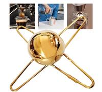 Frozen Ice Ball for Espresso,Frozen Espresso Ball,Stainless Steel Coffee Cooler with Stand,Extract Chilling Tool,Reusable Coffee Frozen Balls Extract Brew Chilling Tool,for Coffee Lovers (B 1pcs)
