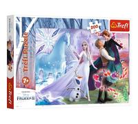 Trefl Disney Frozen II 200 Piece Jigsaw Puzzles for Kids - Anna & Elsa Magical Sisters Puzzle for Children - For Ages 7+