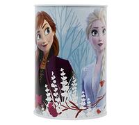 Frozen II Blue Forest Metallic Piggy Bank for kids, Ideal for Saving Coins And Cash