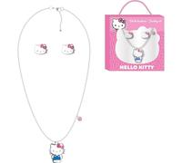Frozen Jewellery Set with Necklace and Earrings - Children's Jewellery with Elsa and Anna for Girls Disney Fans