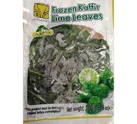 Frozen Kaffir Lime Leaves 100g x 2 Pack - Authentic Thai Ingredient for Curries, Soups, Stir-Fries & Aromatic Asian Cooking