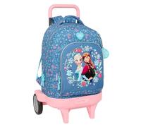 Frozen - Large Backpack with Wheels, Compact Evolution, Removable, Ideal for Children of Different Ages, Comfortable and Versatile, Quality and Resistance, 33 x 22 x 45 cm