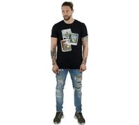 Frozen Men's Olaf Polaroid Cotton T-Shirt in Black | Size: Large frozen Black L