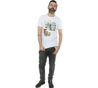 Frozen Men's Olaf Polaroid Cotton T-Shirt in White | Size: Small frozen White S