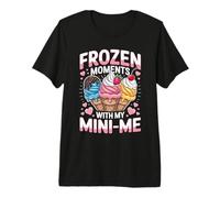 Frozen Moments with My Mini-Me Ice Cream Fun Premium T-Shirt
