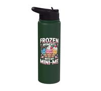 Frozen Moments with My Mini-Me Ice Cream Fun Stainless Steel Insulated Water Bottle