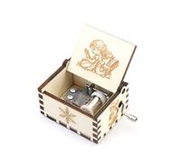 Frozen Music box Hand Crank Carved Wooden Musical Box,Musical Gift,Play Let it Go,Wood