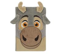Frozen Notebook (Baby Sven) Furry Cover Premium A5 Grey 14.5x21cm