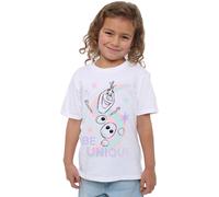 Frozen Olaf Be Unique T-Shirt Disney White 5-6 Years