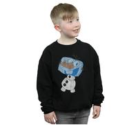 Frozen Olaf Ice Cube Sweatshirt Disney Black 5-6 Years
