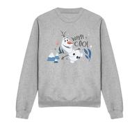 Frozen Olaf Is Wayyy Cool Sweatshirt Light Grey | Size: 2XL frozen Light Grey 2XL
