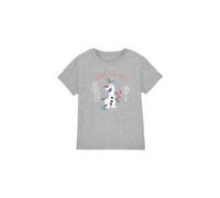 Frozen Olaf Never Too Cool Kids T-Shirt Light Grey | Size: 3-4 Years frozen Light Grey 3-4 Years